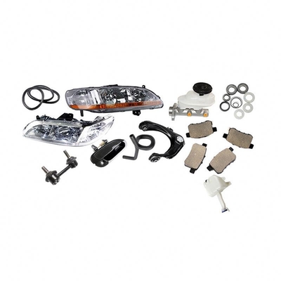 2000-2002 Honda Accord piezas de plástico para automóviles Parche para parachoques parrilla luz de cola faro ensamblaje