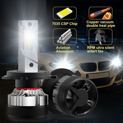 2005-2006 Año 9005 9006 Luzes delanteras de automóviles LED bombilla con 10-60V 30000Lm H4 H19 bombilla LED