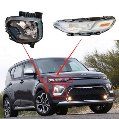 Lámpara delantera del parachoques automático Led Fog Lamp Dust Cove For 2020- Kia Soul fácil de instalar