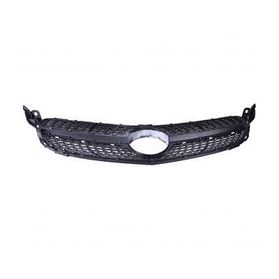 Plata Negro Plástico delantero del parachoques de automóvil Grilla de diamante para Mercedes W205 OEM 2058881260