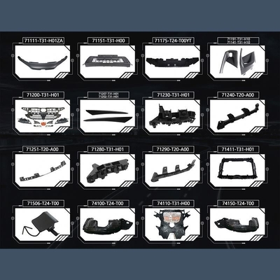 Componentes de aluminio para automóviles Accesorios para Honda Civic 2020 2021 2022 2023 Reparación de propósito