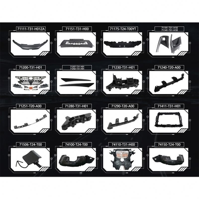 Componentes de aluminio para automóviles Accesorios para Honda Civic 2020 2021 2022 2023 Reparación de propósito