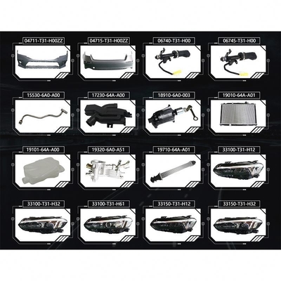 100% de pruebas de piezas para automóviles para Honda Civic Fe 2020 2021 2022 2023