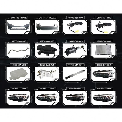 Honda Civic FE 2020 2021 2022 2023 Otras piezas de repuesto de automóviles Accesorios Japón Auto partes