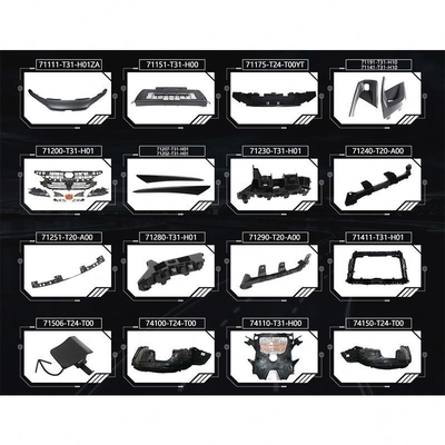 Kits de carrocería de automóviles para Honda Civic Fe 2020 2021 2022 2023 Necesidades de reemplazo/reparación directamente