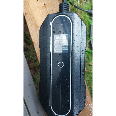 Cargador portátil 3.5KW 16A Sae J1772 Tipo 1 Ev para automóviles eléctricos con enchufe personalizado