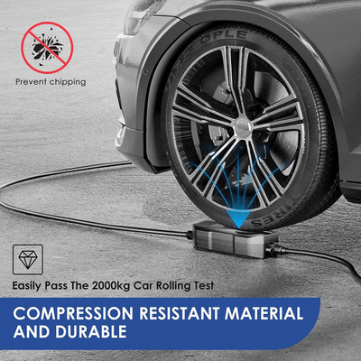 Cargador portátil 3.5KW 16A Sae J1772 Tipo 1 Ev para automóviles eléctricos con enchufe personalizado