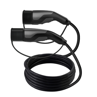 16A Cable de carga de vehículos eléctricos portátil de tipo 2 a tipo 2 para el rango de protección IP54 de -30C a 50C