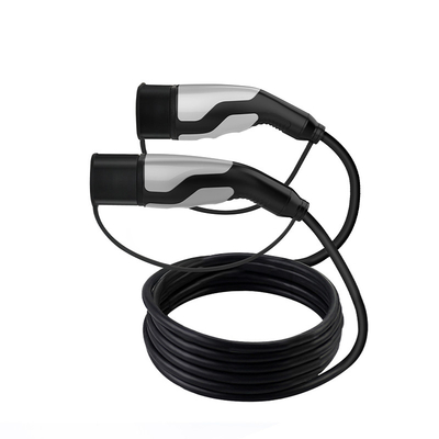 16A Cable de carga de vehículos eléctricos portátil de tipo 2 a tipo 2 para el rango de protección IP54 de -30C a 50C