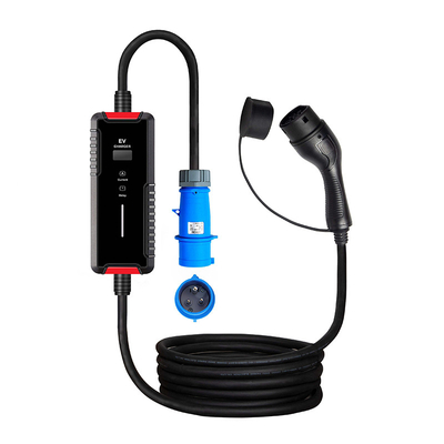 Cable IP54 Vehículo eléctrico Nivel 2 Cargador de vehículos eléctricos de tipo 1 rápido 16A 32A Cable de carga de vehículos eléctricos