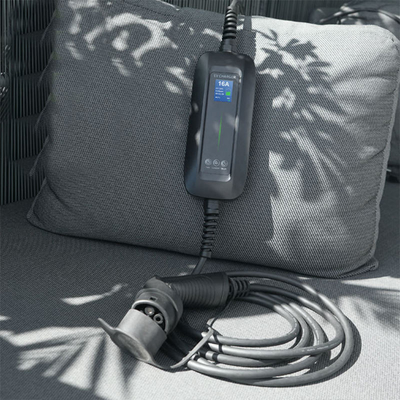 Inicio/Cargador eléctrico portátil comercial con clasificación IP66 y corriente ajustable 6A/16A