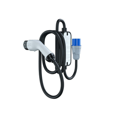 230V 16A/32A IP66Type1 3.6 Kw AC Cargador de EV portátil con frecuencia de entrada de 50Hz o 60Hz