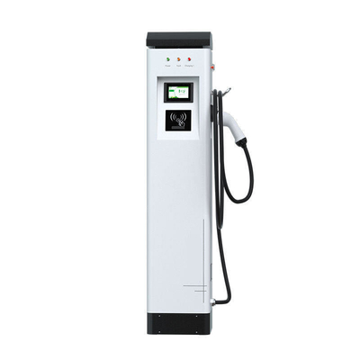 Tipo 1/Tipo 2 Interfaz estándar Cargador de 22 kW Ev con pie en el piso y pago Pos