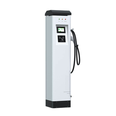 Tipo 1/Tipo 2 Interfaz estándar Cargador de 22 kW Ev con pie en el piso y pago Pos
