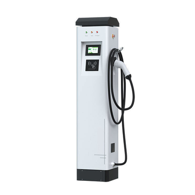 Tipo 1/Tipo 2 Interfaz estándar Cargador de 22 kW Ev con pie en el piso y pago Pos