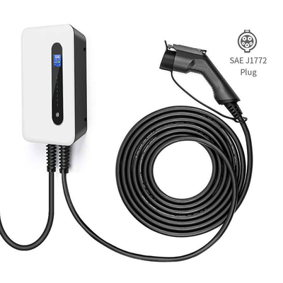32A cargador de EV montado en la pared con interfaz Tesla estándar Oem Odm Sae J1772 IP 66 clasificado