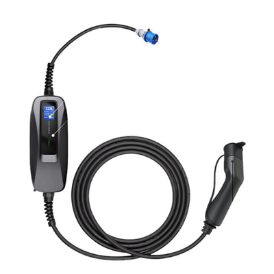 32A Cargador de automóviles eléctricos portátil rápido y fácil para el hogar Resiste la tensión 2000V Clasificación IP IP66