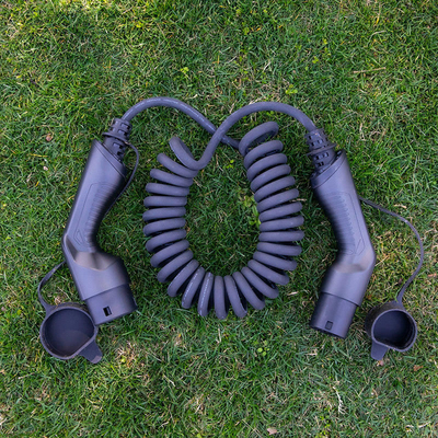 TPU tipo 2-tipo 2 cable de carga para vehículos eléctricos de 250 V de tensión de funcionamiento para los requisitos del cliente