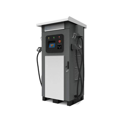 Corriente de salida de corriente continua cargador rápido de vehículos eléctricos con interfaz estándar CCS y pantalla publicitaria