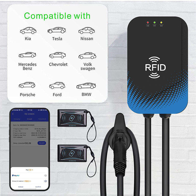 Interfaz CCS 32A Estación de carga de coches eléctricos de caja de pared con comunicación OCPP 1.6