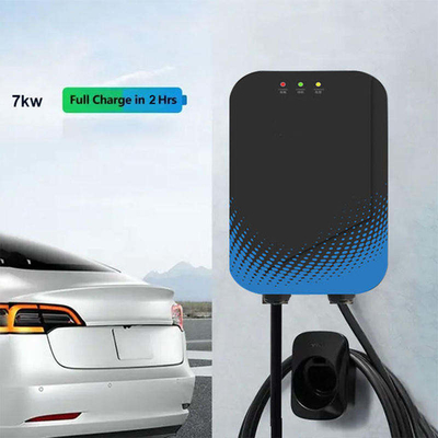 Interfaz CCS 32A Estación de carga de coches eléctricos de caja de pared con comunicación OCPP 1.6